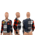 L99522 New Fashion Casual Plaid Shirt